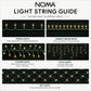 7.5M WARM WHITE SNOWING ICICLES WITH WHITE CABLE - 360 LEDS