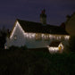 5M White Snowing Icicles With Whtie Cable - 240 LEDS