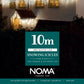 10M White Snowing Icicles With White Cable - 480 LEDS
