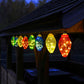 Set of 8 20cm Faceted Cone Lights