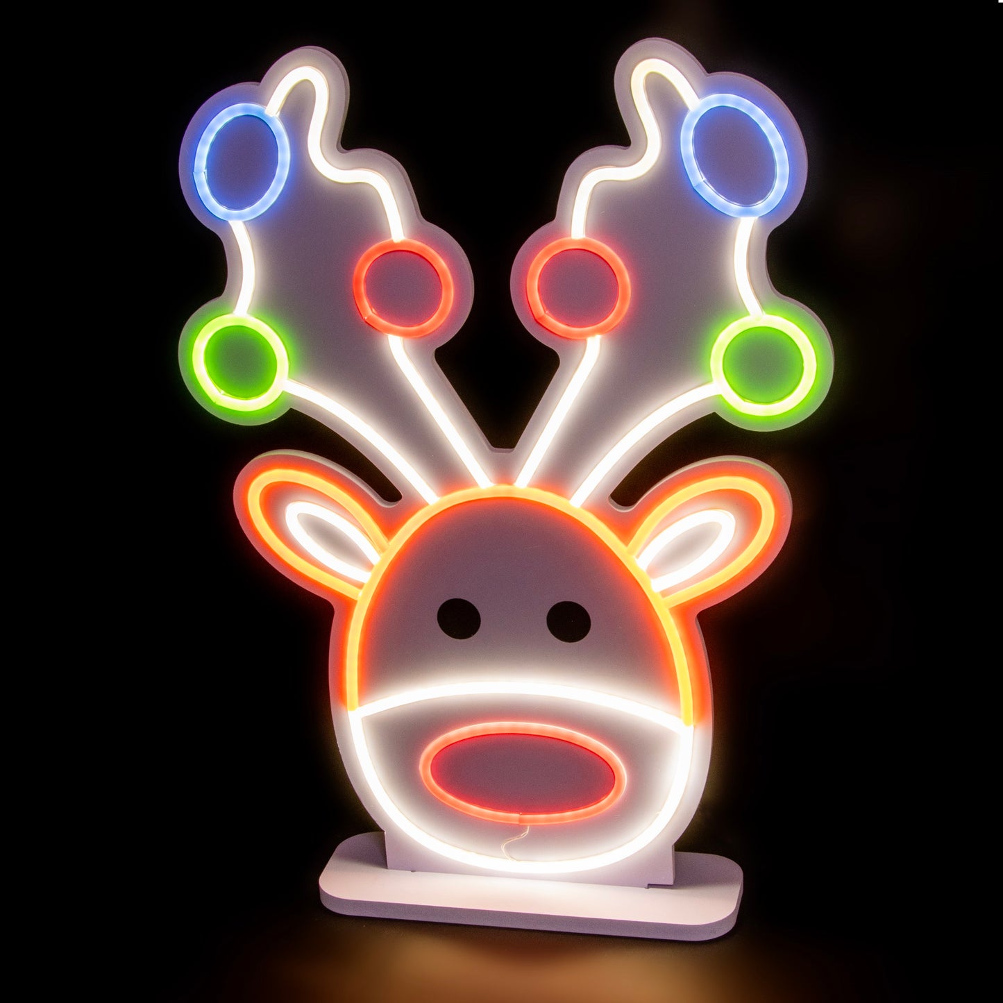 60CM Neon Reindeer