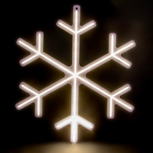 60CM Neon Leaping Snowflake