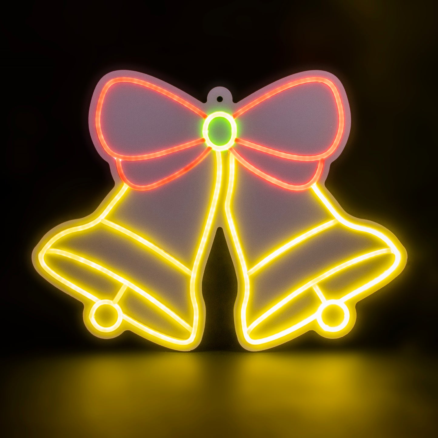 60CM Neon Bell With Ribbons