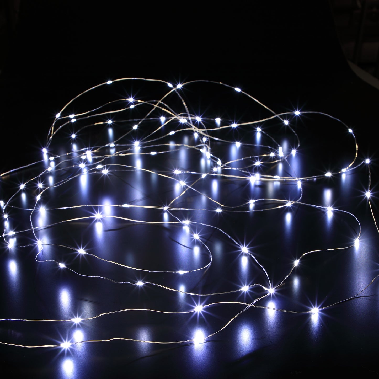White Micro Wire String Lights