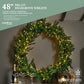 48" Warm White Pre-Lit Highgrove Wreath - 960 LEDs