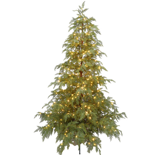 Cypress Fir Pre-Lit 1-2-Tree