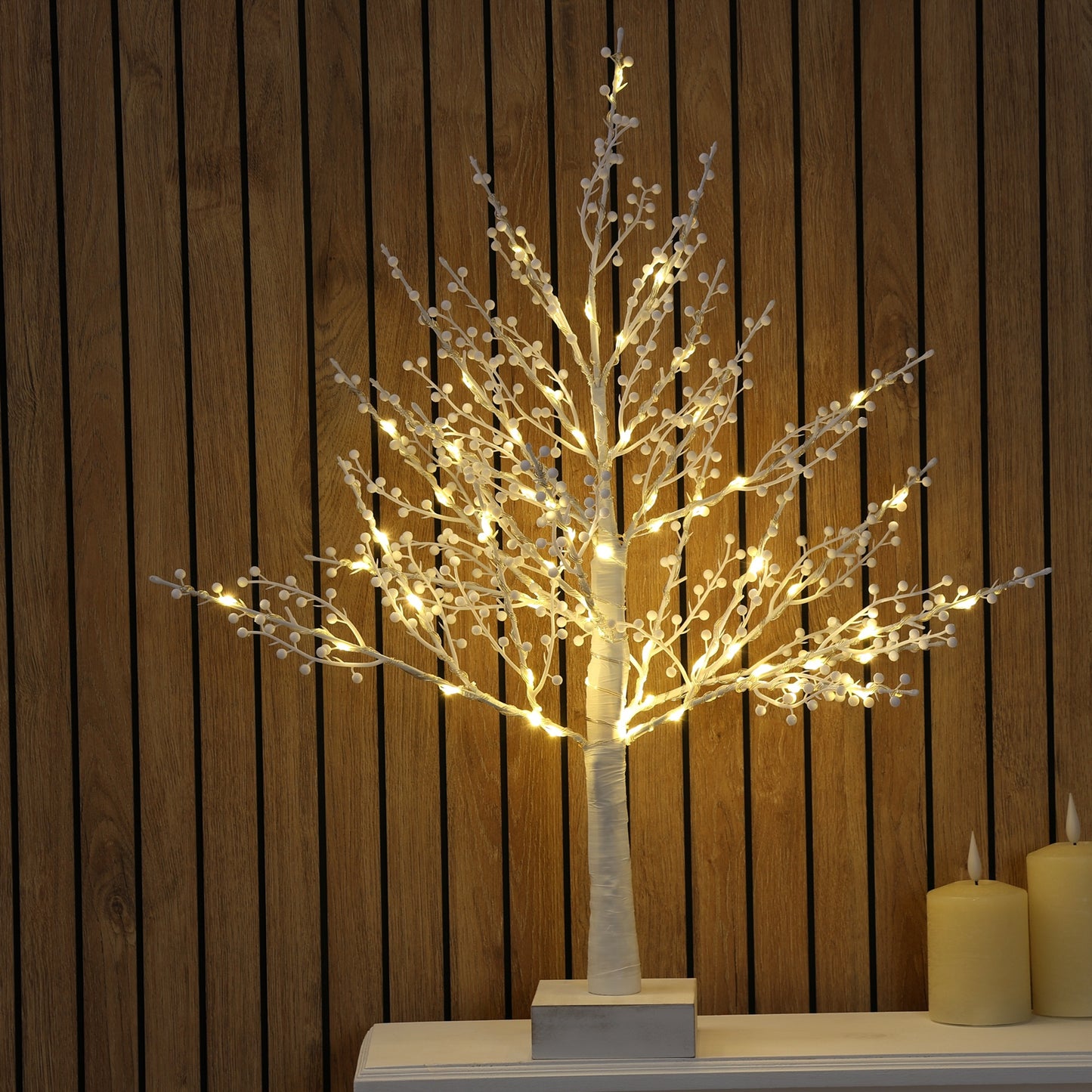 White Berry Twig Trees