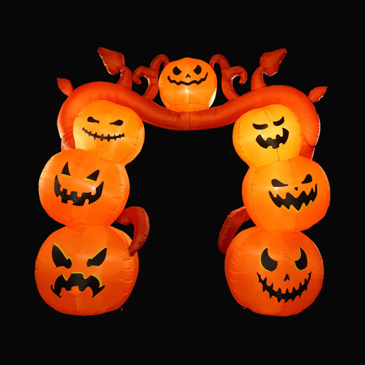 2.4m Haunted Pumpkin Arch Inflatable