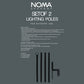 2.7m String Light Poles - Set of 2