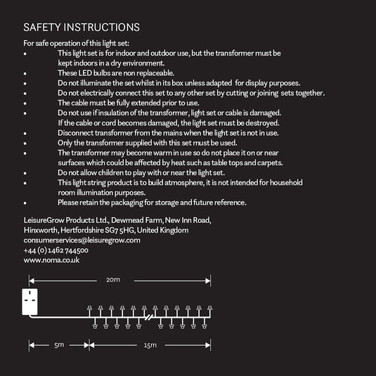 1000 Micro Random Twinkling Garland with Silver Wire