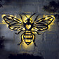 Honey Bee LED Metal Plaque
