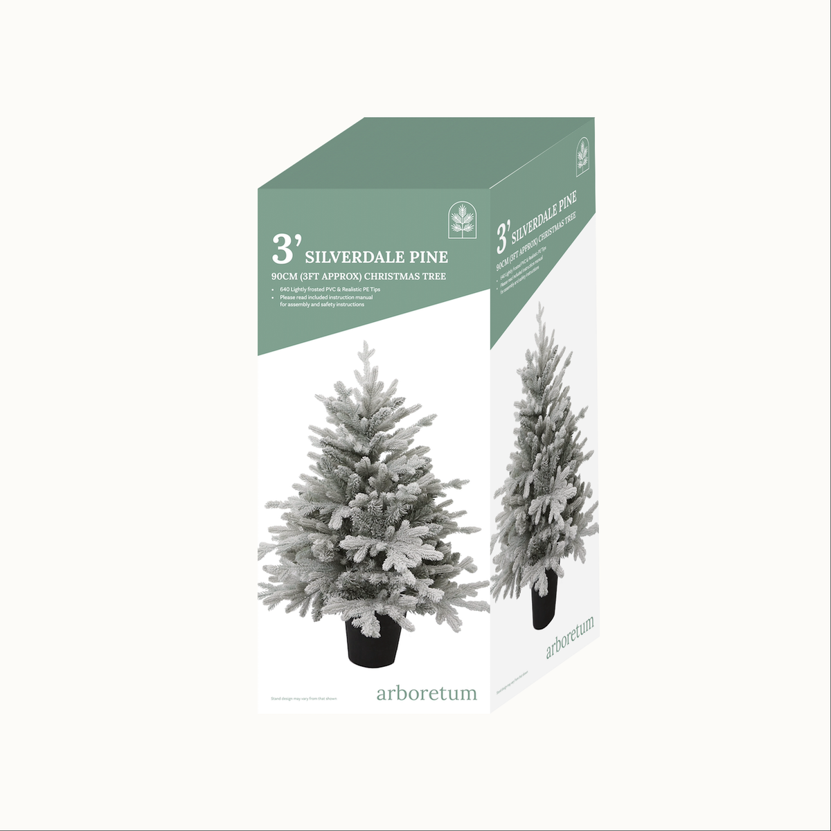 3' Silverdale Potted Tree