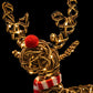 38cm Brown Wicker Rudolph With 40 LED's