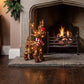 38cm Brown Wicker Rudolph In Boots With 40 LED's