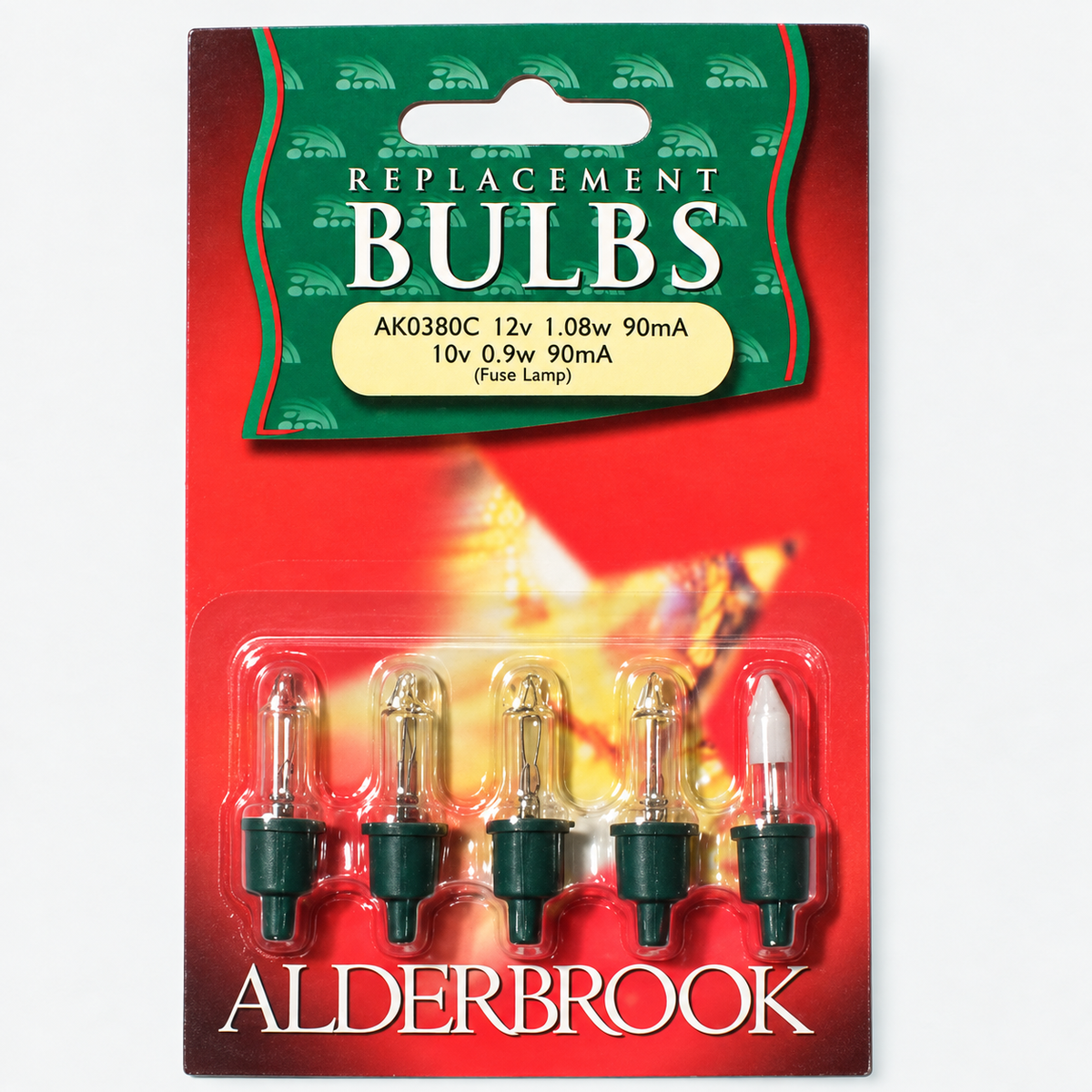 1 x 5 W4 12v Clear Alderbrook Spare Bulbs - Compatible with 20 Set