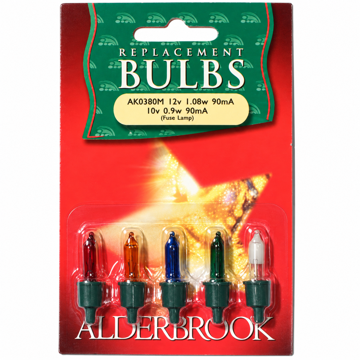 1 x 5 W4 12V Multicolour Alderbrook Spare Bulbs - Compatible with 20 Set