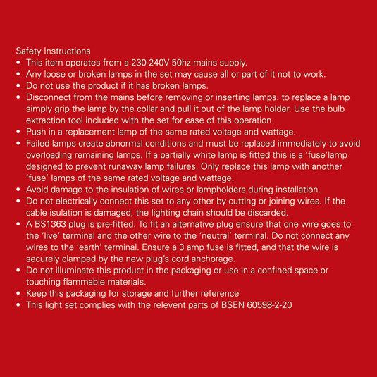 20 Multicolour Alderbrook Mini Lights