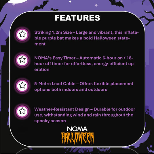 1.2 Purple Bat Inflatable