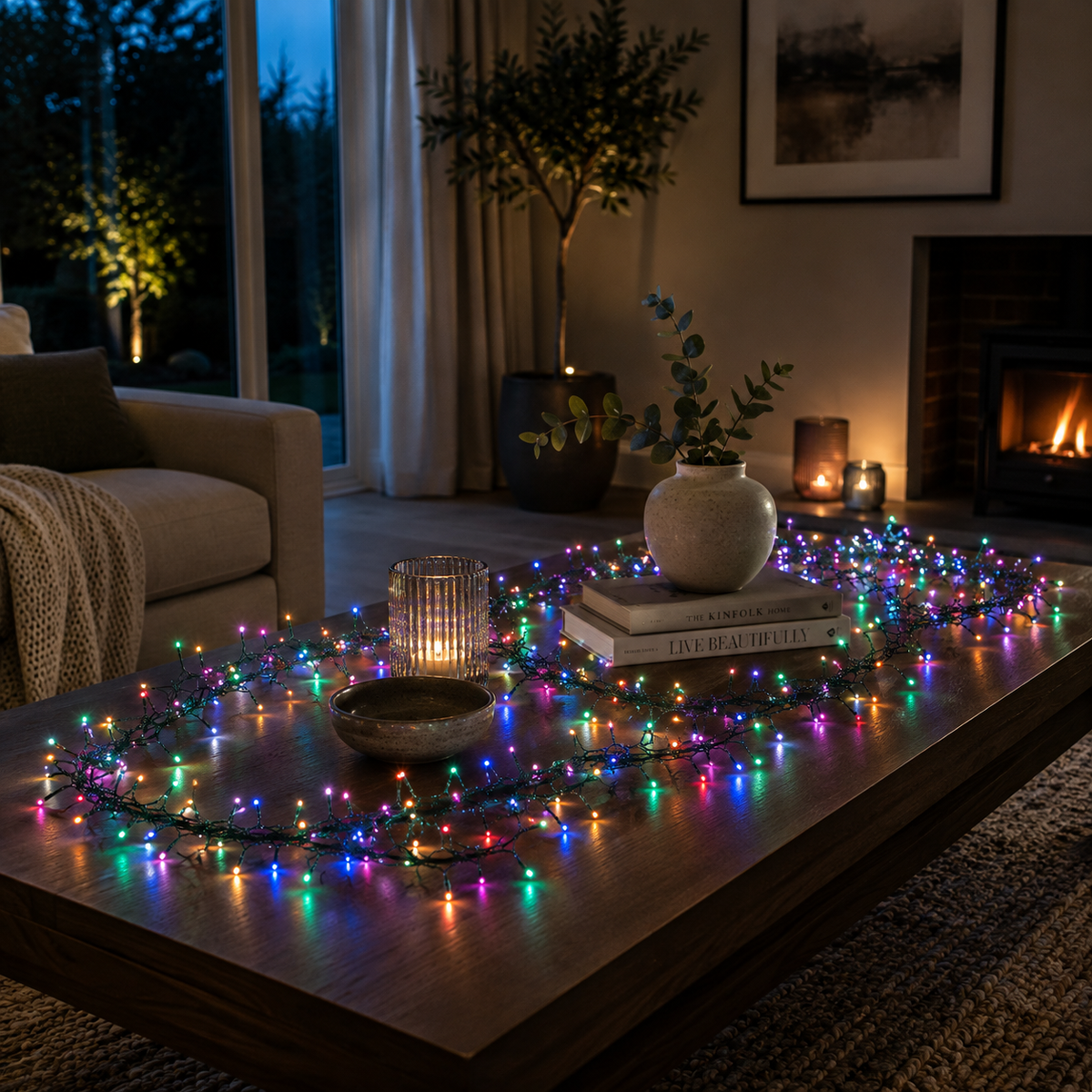 Multi Colour Cluster Lights