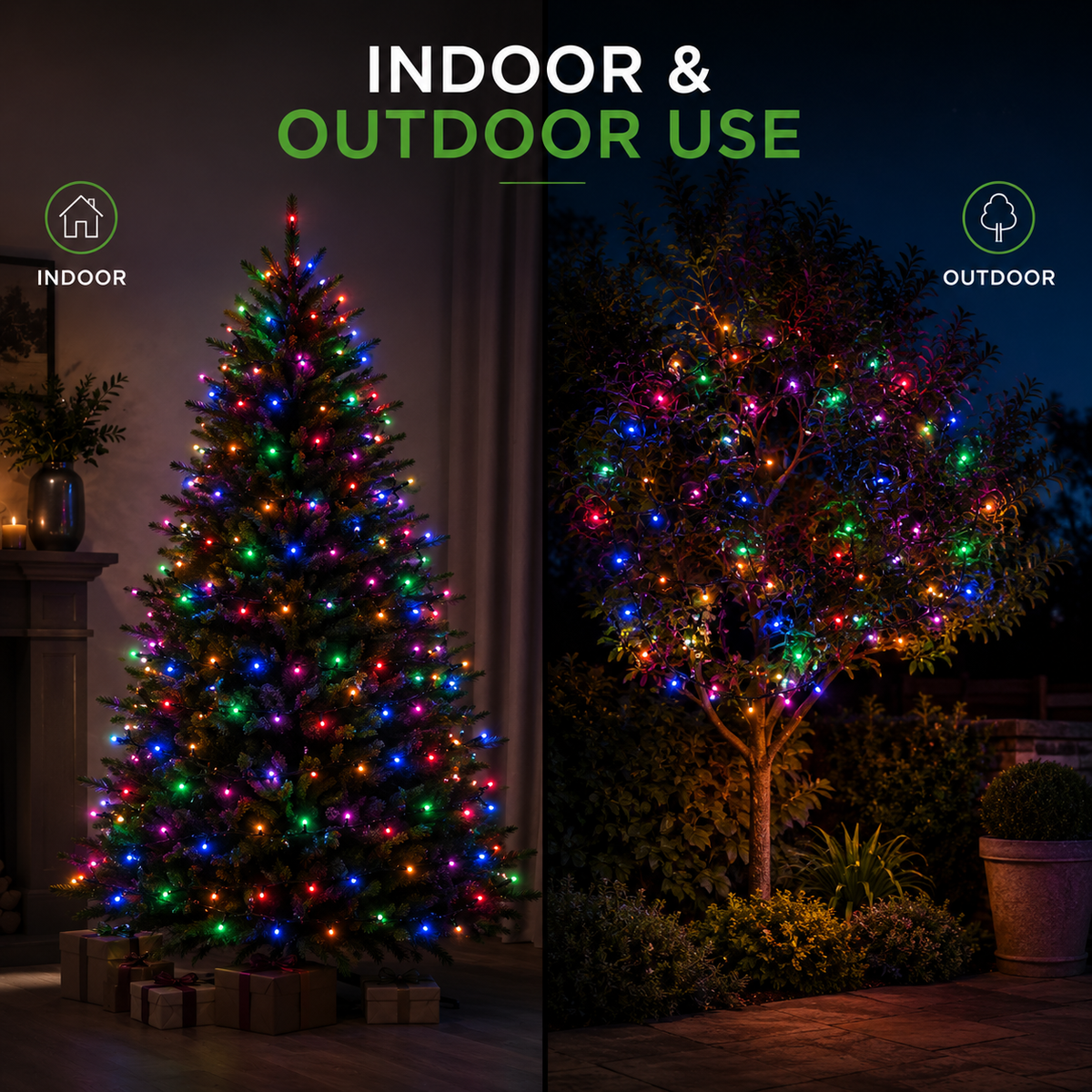 Multifunction Harlequin Décor String Lights