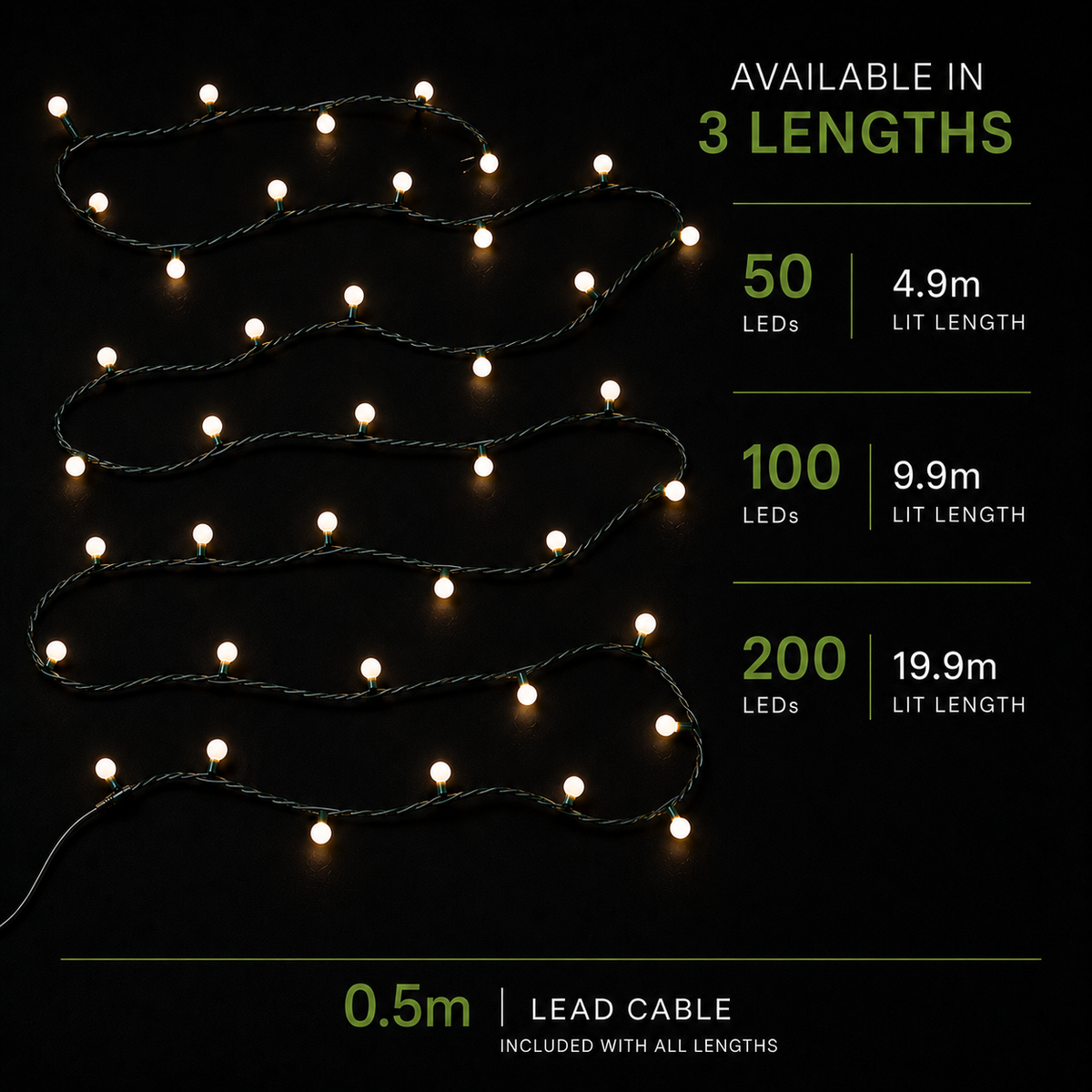 Warm White Berry Lights