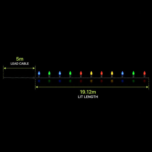 240 Multi Colour Mini Cone Lights