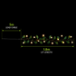 1.8m Berry & Mistletoe Branch Garland – Warm White