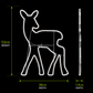53CM 2D Neon Fawn