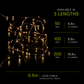 Warm White Micro Wire String Lights