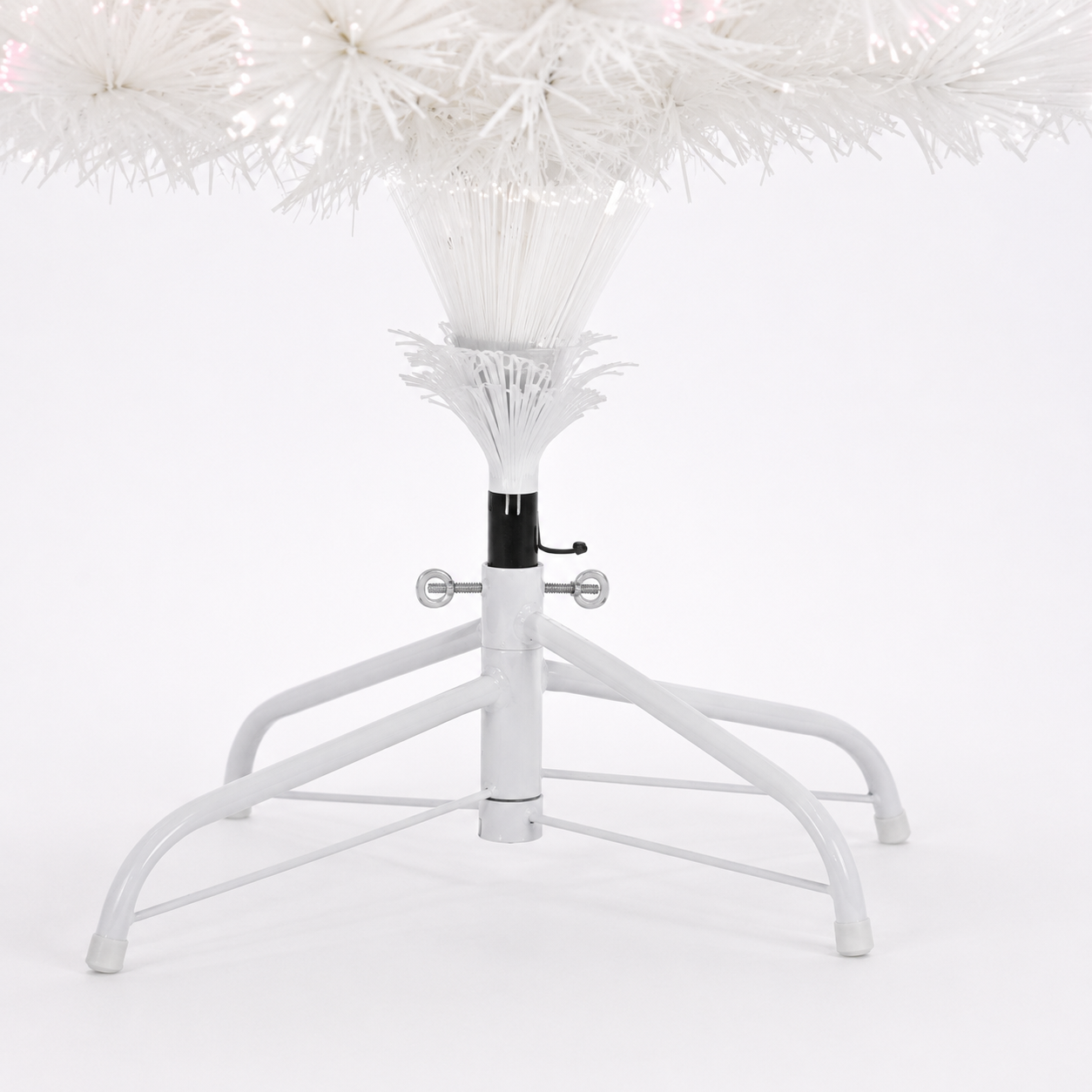 Snow White Carousel Fibre Optic Tree