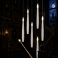 Set of 5 Magic Candles With Wand (White)