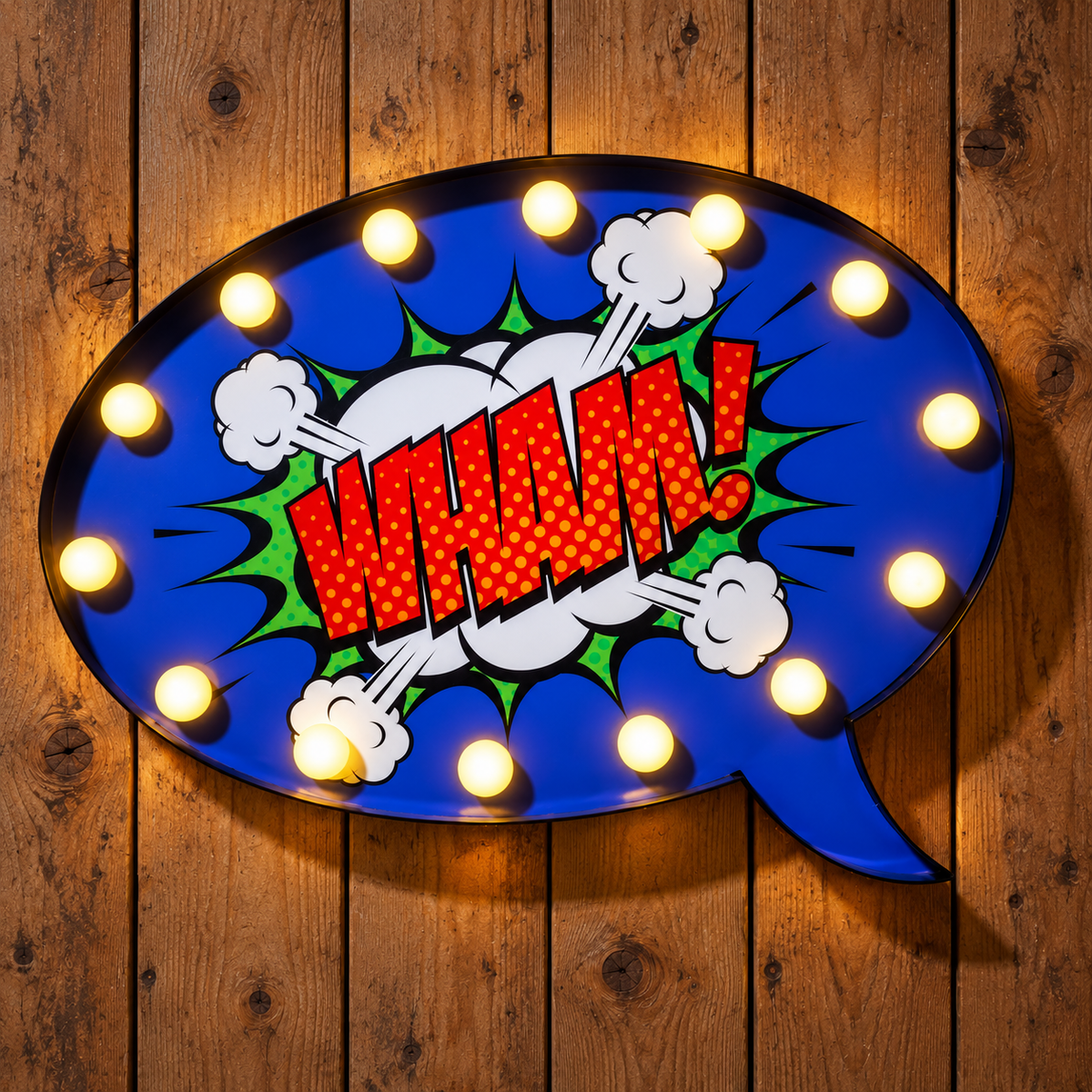 Wham Metal Sign