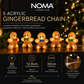 5 Acrylic Gingerbread Chain