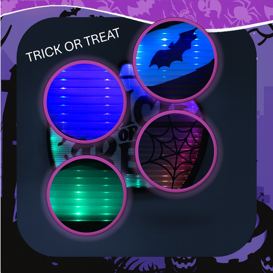 50cm Coralite "Trick Or Treat" Sign