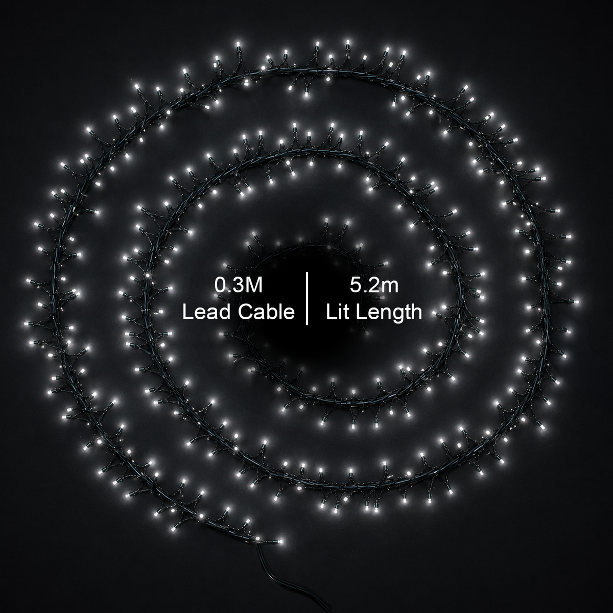 White Cluster Lights