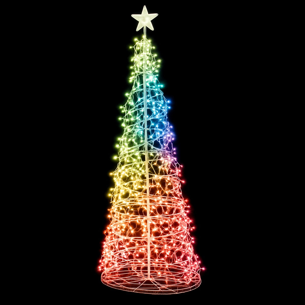 1.8M Spectrum Digital Remote Control Icicle Spiral Tree