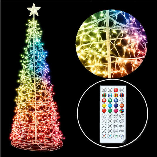 2.5 Spectrum Digital Remote Control Icicle Spiral Tree