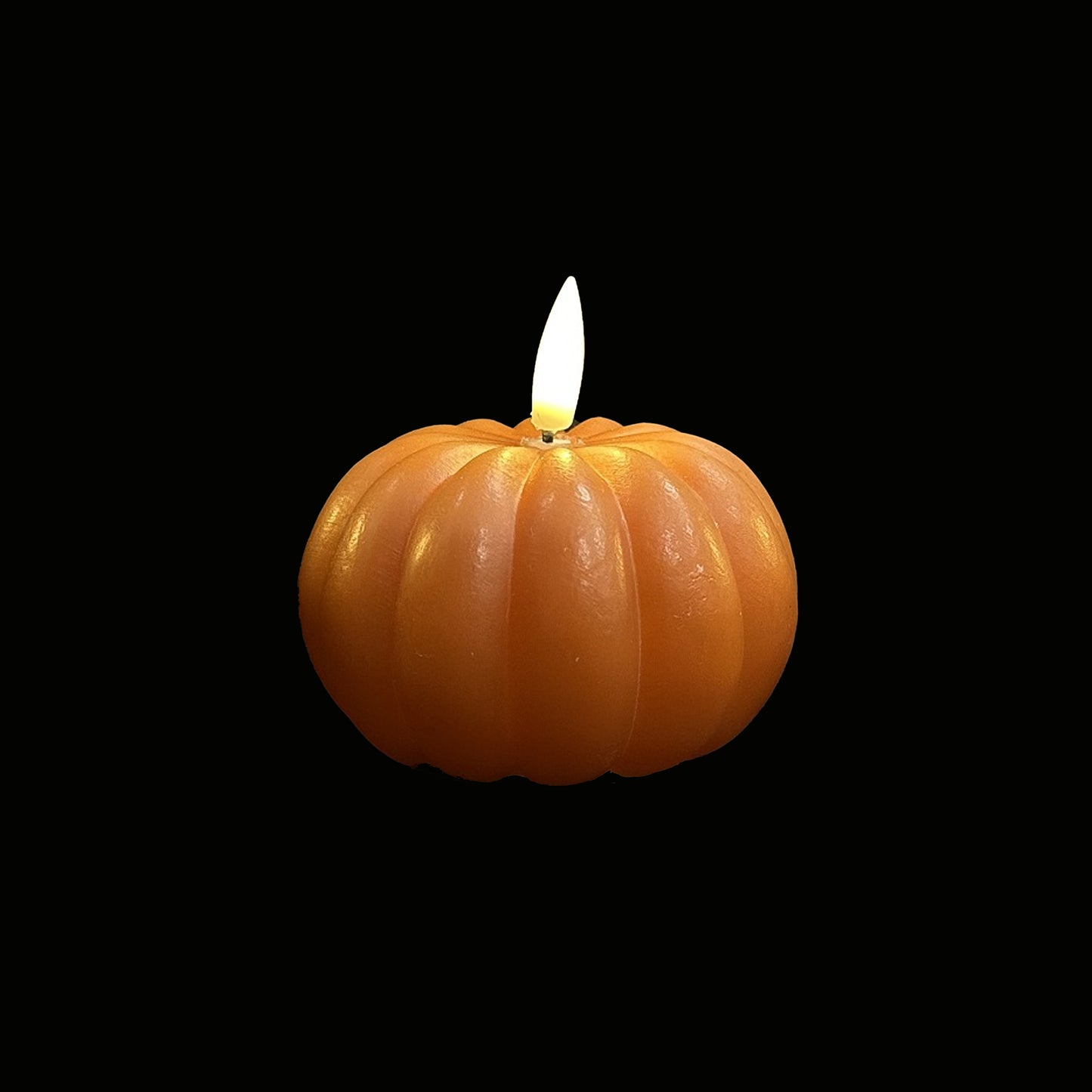 Wax Pumpkin Candle Light