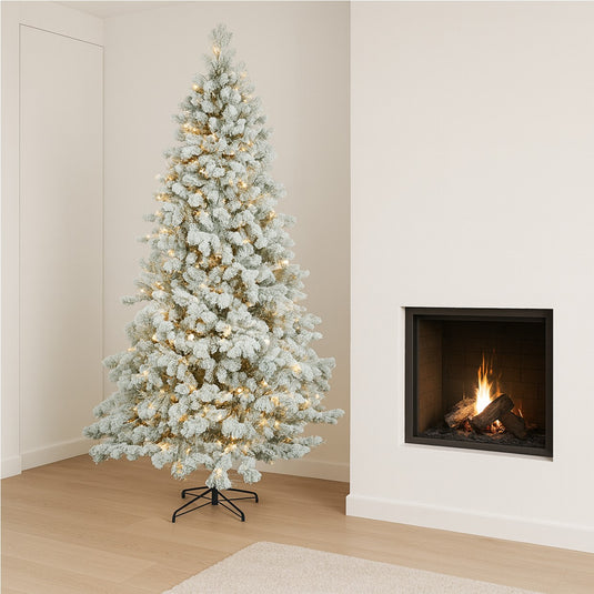 7.5' Warm White Pre-Lit Lakeland Snowmelt Fir