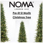 7.5' Warm White Pre-Lit Slim St. Moritz
