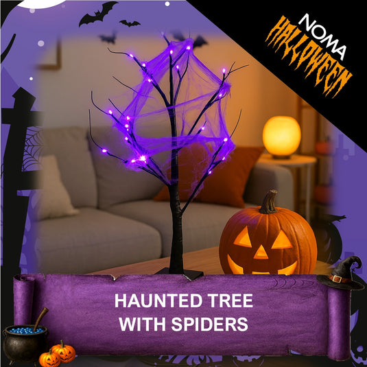 Haunted Tree With Spiders