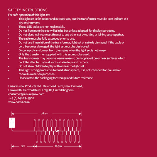 1500 Warm White Multifunction Cluster Lights With Green Cable