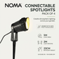 Connectable Spotlights - Pack of 4