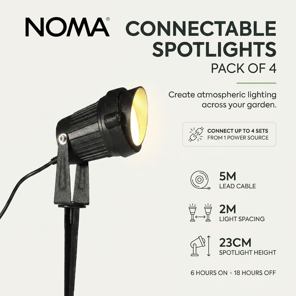 Connectable Spotlights - Pack of 4