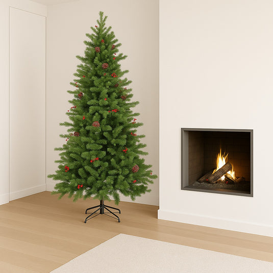 7.5' Lakeland Fir Cones & Berries