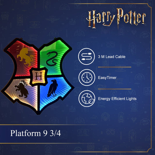 Harry Potter - 60CM Hogwarts Crest Infinity Light