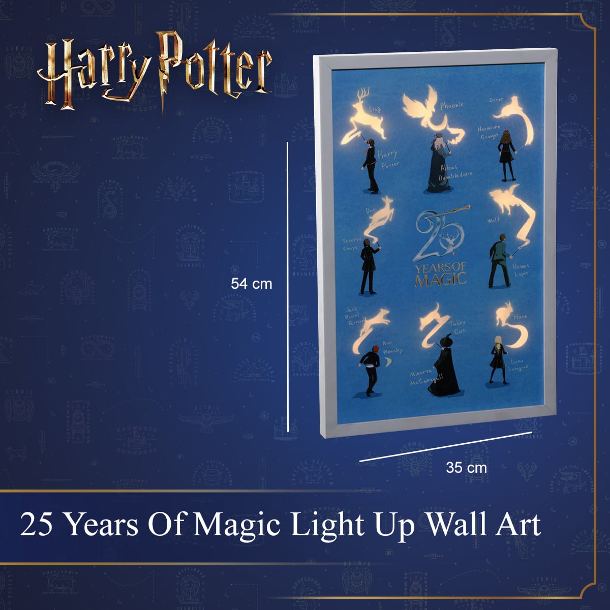 Harry Potter - Patronus Light Up Wall Art