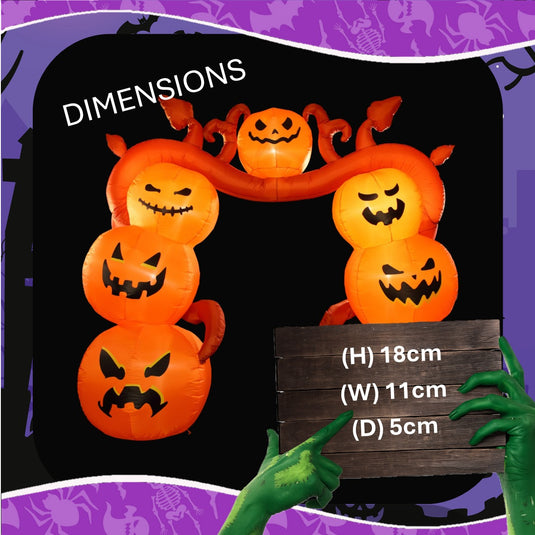 2.4m Haunted Pumpkin Arch Inflatable