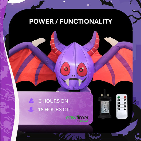 1.2 Purple Bat Inflatable