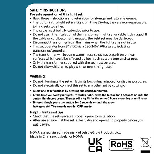 100 Warm White Berry Lights